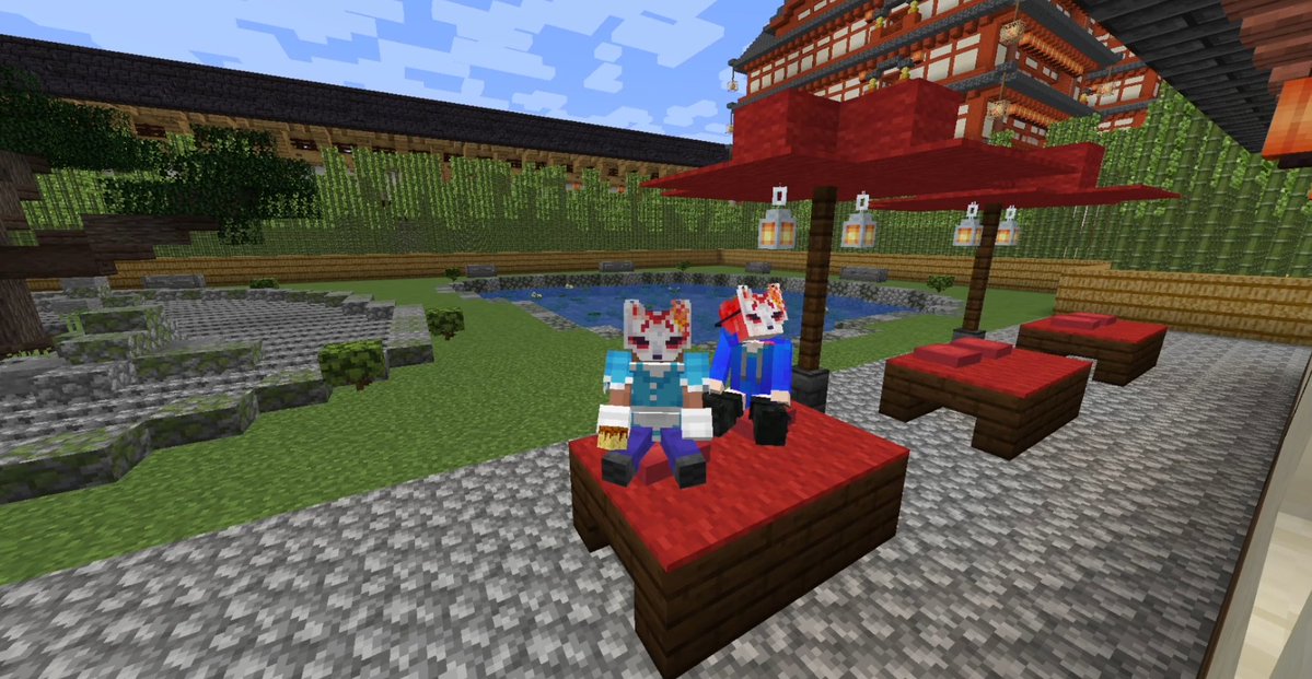 krona_vl's tweet photo. マイクラ夏祭り楽しかった〜！💖
綺麗だったし、最後のアスレチックもおもろすぎたけど、悔しい！神企画たててくれたかわいい女の子はこちら☞#null_da_yo https://t.co/0zle93SvDJ