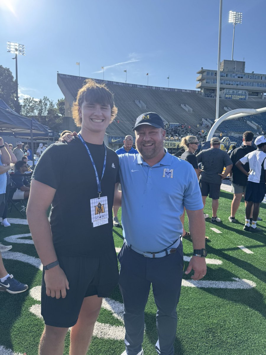 Trey_Abney19's tweet photo. Had a great visit to Murray state yesterday!

@RacersFBrecruit 
@CoachJlawr @WrightJody @coachjimmyogle @CoachBotkin 
@BrentHolsclaw @OhioCountyHSFB @1027TheGame @StephenATurner @PrepRedzoneKY @drew_toennies @AlPopsFootball
@kabney23 @Q_jennings27 https://t.co/bWRbT1SD6Z