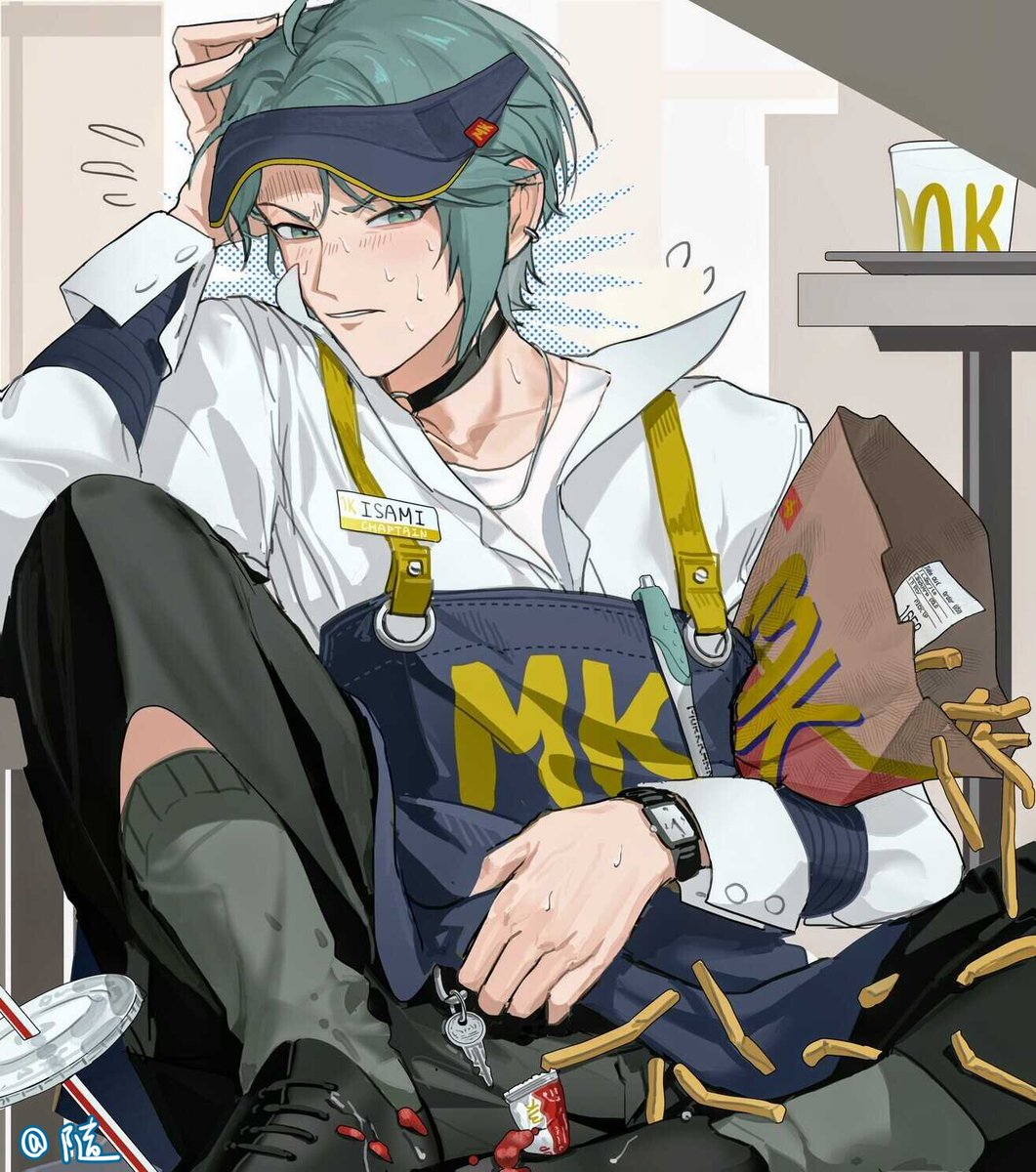 DualtheGoat's tweet photo. #衣佐美佑理誕生祭禮2026
#衣佐美佑理生誕祭2026
#東ディバ絵札

Happy birthday, Doctor!

MK for Mortkranken. And don't worry, I'll clean up the ketchup. https://t.co/UkUhVUMem1
