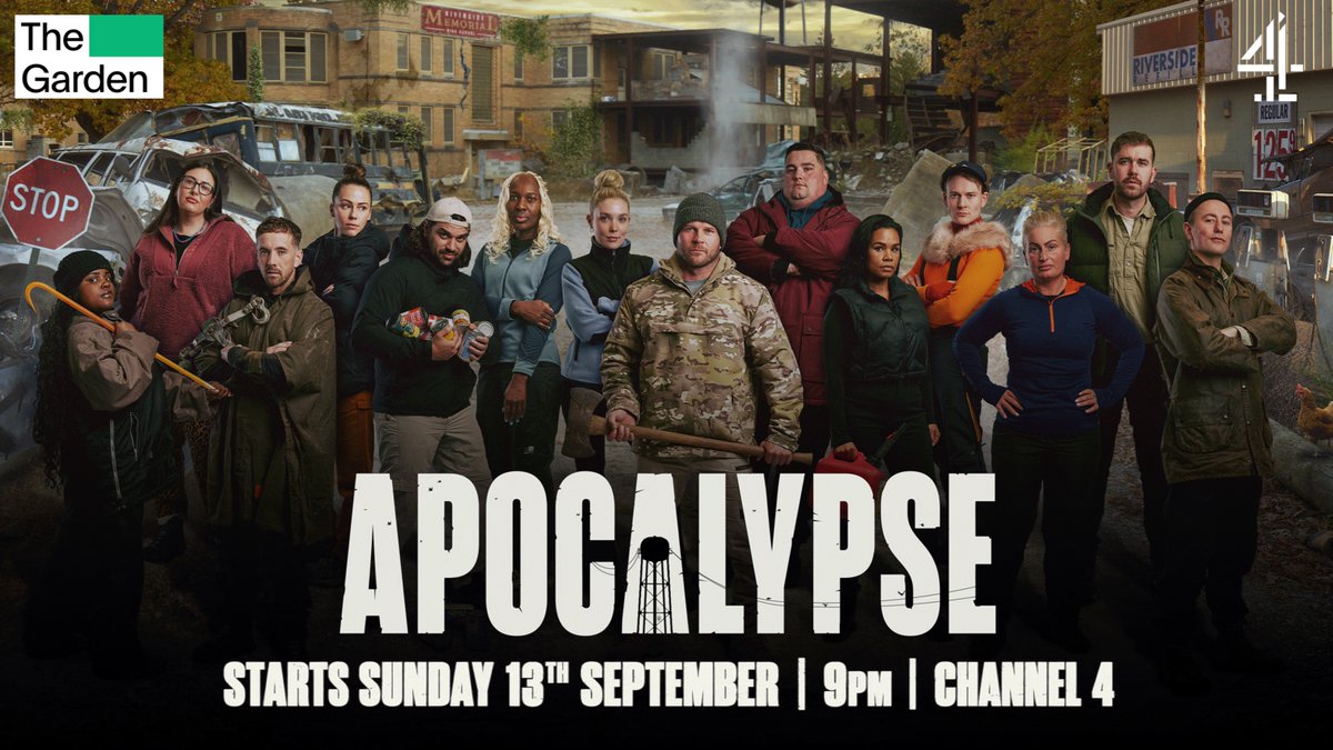 envypost's tweet photo. Apocalypse starts tonight at 9pm on Channel 4.

Post-production by ENVY. ⚡️

Two groups of ordinary people enter an abandoned town with no running water, no heating and no electricity. Can these complete strangers come together to survive, or will it all descend into chaos? https://t.co/1SQjLRxgbb