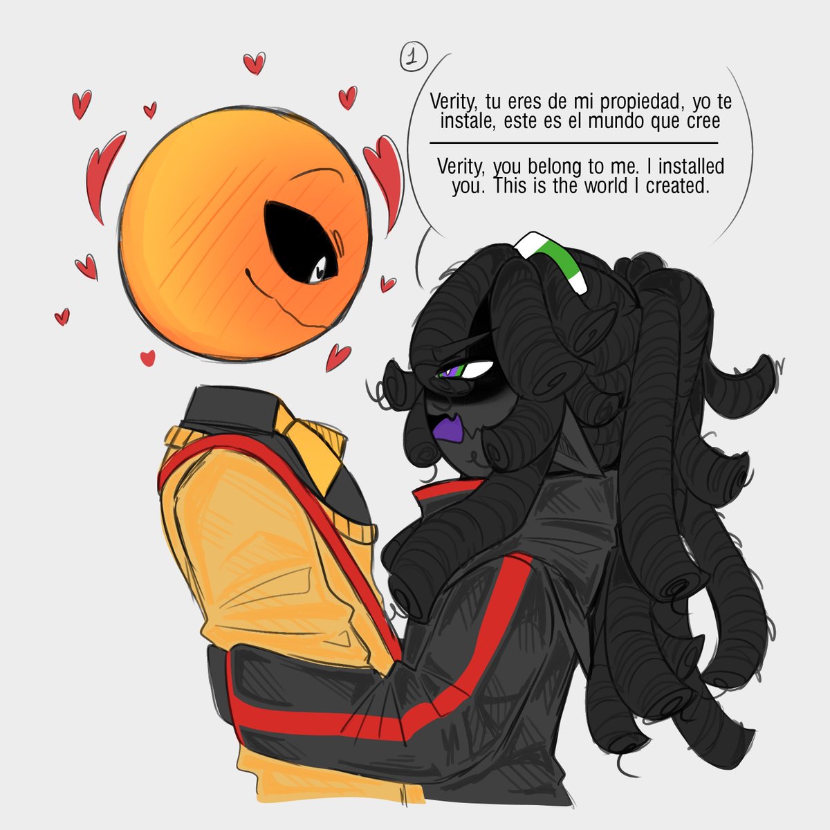 SashiCrys's tweet photo. "Mob’s jealousy" Mini cómic (7/8)

Verity x Mob

I am a generous god, and as a reward for your kindness, have this part of the comic. I'll post the rest in a little while. Thank you for all your amazing support! 🫂💕

#thatmob #twixxel #verity #minecraft https://t.co/3xUI0wBbrj