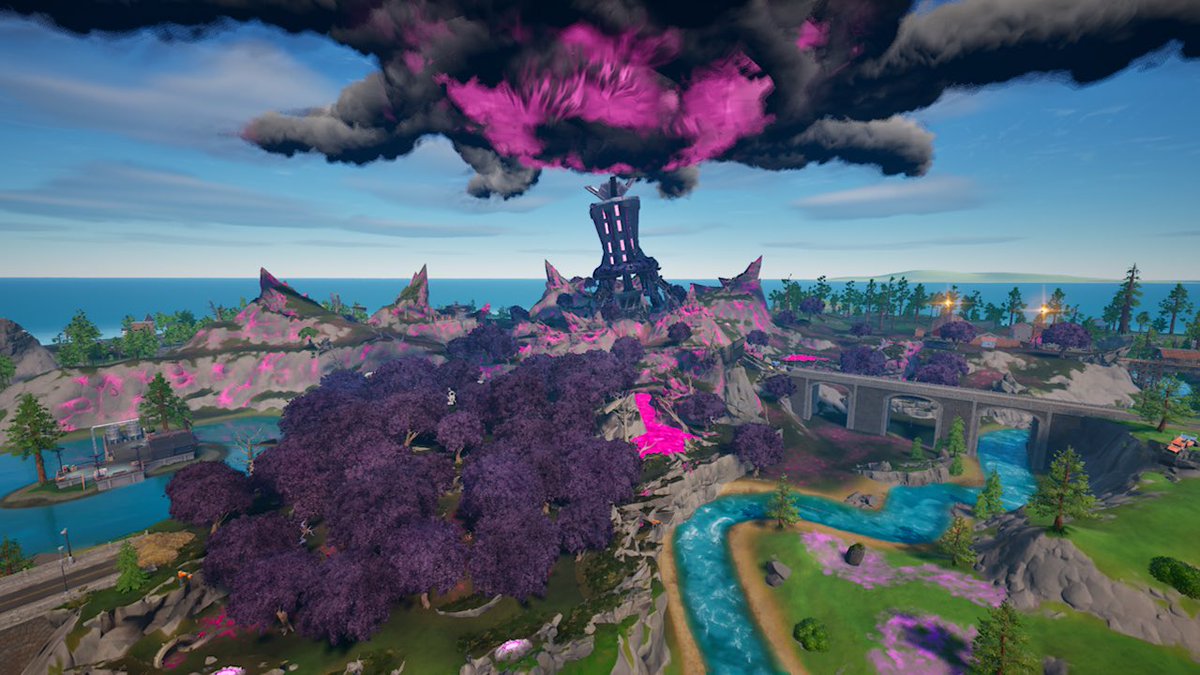 FennirRoyale's tweet photo. Fennir Royale Season 3 Map Change Thread! Let’s go over all of the new map changes!

Starting off with the new “Injector Biome”, taking much of the central area of the map! A HUGE, open fissure stretches across the entire biome!

(1/14) https://t.co/Q3bv3GEeFY