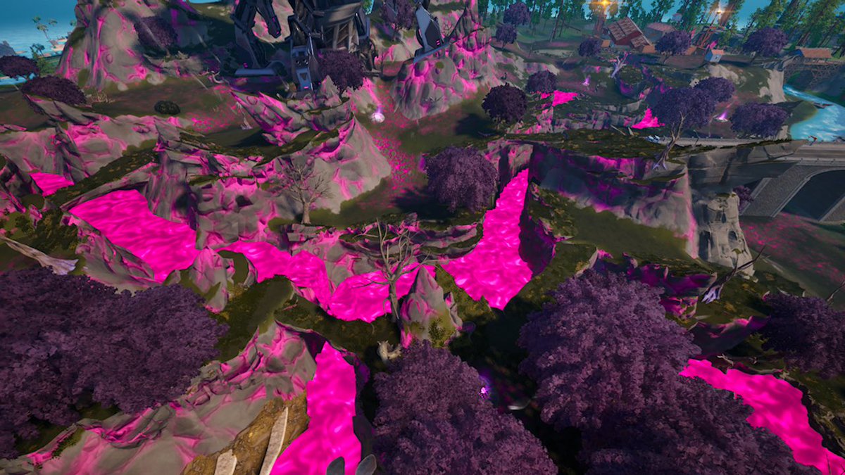 FennirRoyale's tweet photo. Fennir Royale Season 3 Map Change Thread! Let’s go over all of the new map changes!

Starting off with the new “Injector Biome”, taking much of the central area of the map! A HUGE, open fissure stretches across the entire biome!

(1/14) https://t.co/Q3bv3GEeFY