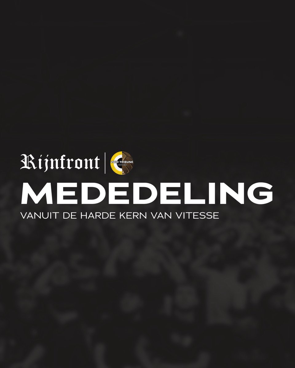 Rijnfront's tweet photo. RIJNFRONT x Zuidtribune Arnhem 

Een nieuwe weg met oude gezichten, wij hopen jullie allen aanstaande zaterdag vanaf 13.00 te zien op de Korenmarkt!

#rijnfront #ZTA #Arnhem https://t.co/lLCEmwgB6N