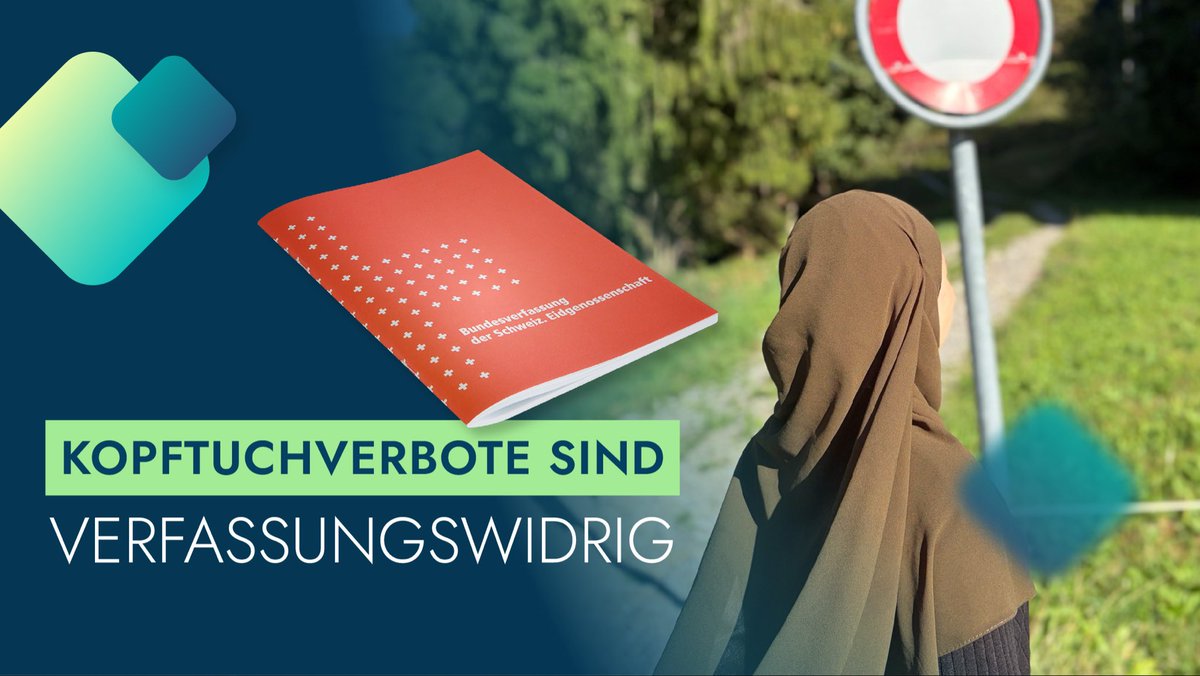 Islamrat's tweet photo. Der Zürcher Kantonsrat will ein #Kopftuchverbot an öffentlichen Schulen. Doch das Bundesgericht hat klare Grenzen gezogen:  2015 scheiterte das Verbot trotz gesetzlicher Grundlage an der Verhältnismässigkeit. Was bedeutet das für Zürich? @qaasimilli 

https://t.co/Zlrw0wawD6 https://t.co/ve2ZFQSsbh