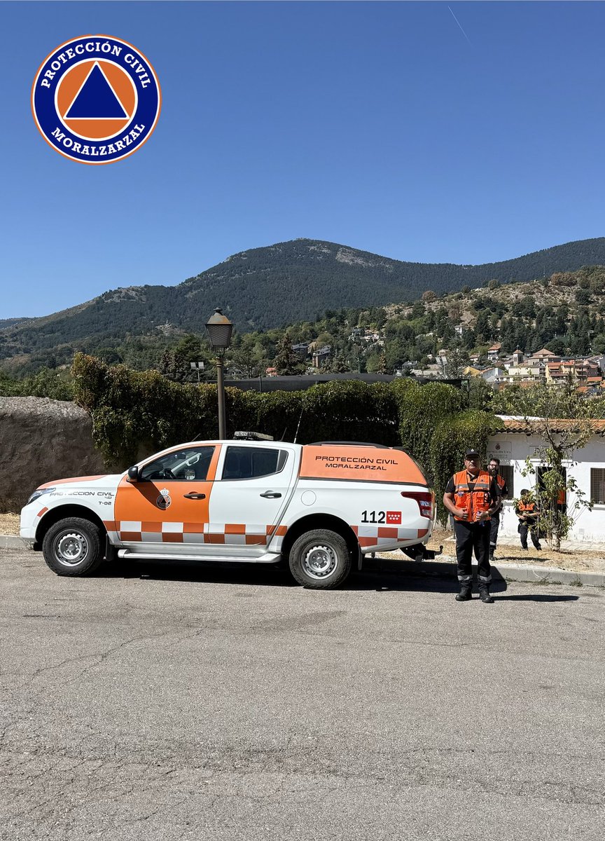PCivilMoral's tweet photo. Hoy en Cercedilla, apoyando a PC_cercedilla en sus encierros con 4 voluntarios de Moralzarzal. Incidencias cero. #lasprotescuentan #ProtecciónCivil #Cercedilla https://t.co/ybAf8zmu5a