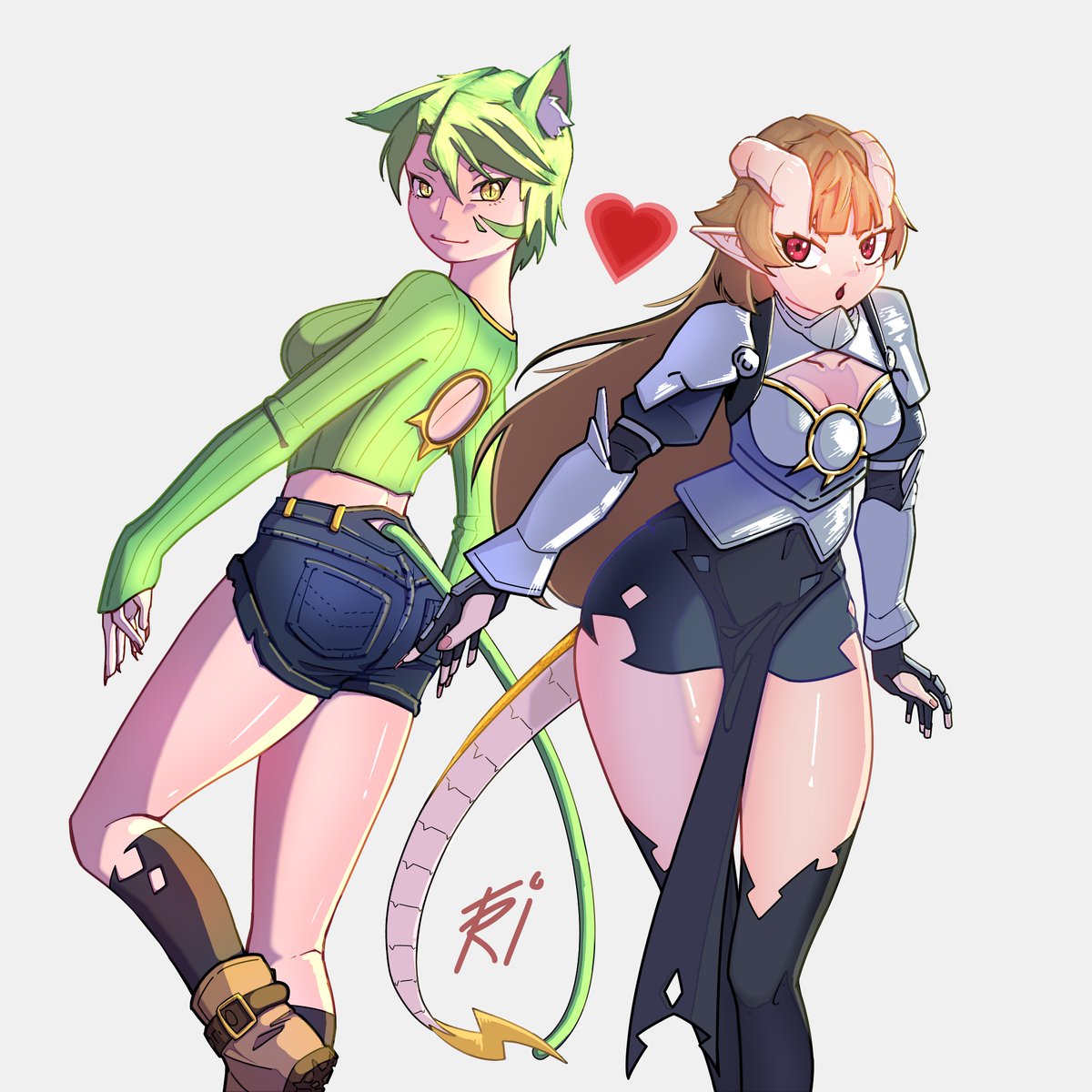 FriBirdo's tweet photo. Emine Dunya &amp; UdinAleksia

#OriginalCharacter #DragonGirl #CatGirl #animeart #OriginalArt https://t.co/1gmaALxQYQ