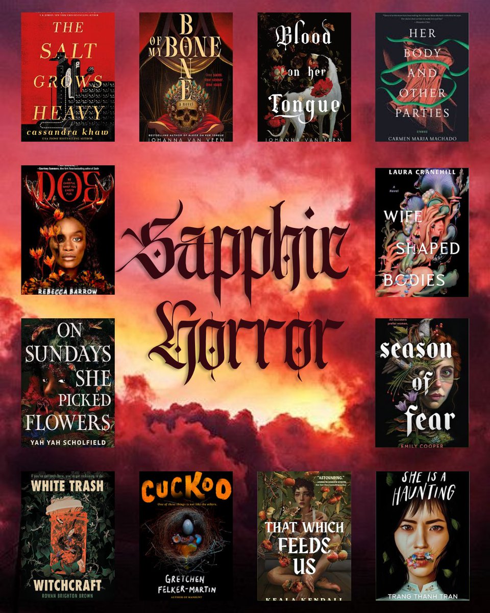 RowanBrightonB's tweet photo. Just some spooky sapphics for your tbr #booktwt 🩷💖🧡🤍 https://t.co/S4czL7AsZR