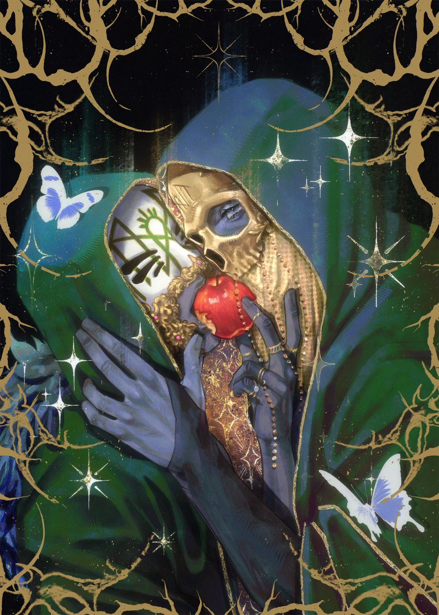 L3EARFAT_ST's tweet photo. Take a bite 🍎
.
.
#sleeptoken #sleeptokenart https://t.co/dPYudsdnOS
