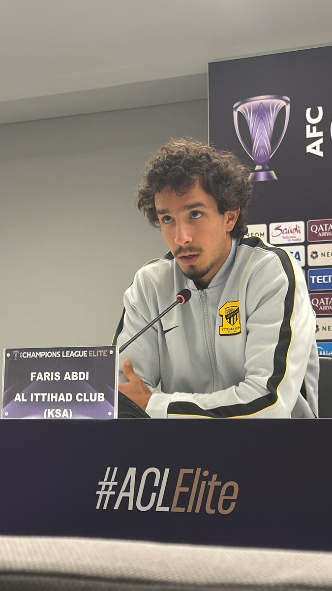 IttiMania's tweet photo. 🚨🗣️ فارس عابدي: 

بكرا مباراة صعبة مثل اي مباراة وكل مباراة لها تحدياتها و ان شاء الله نرجع ب3 نقاط https://t.co/WpxouQskiw