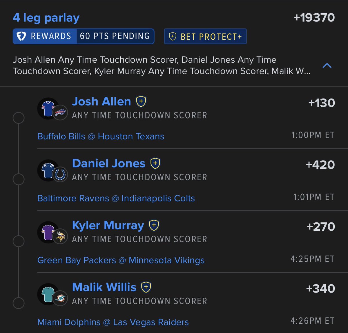 HunchOfBets's tweet photo. My anytime tud parlays https://t.co/WQ1wGVmkD8