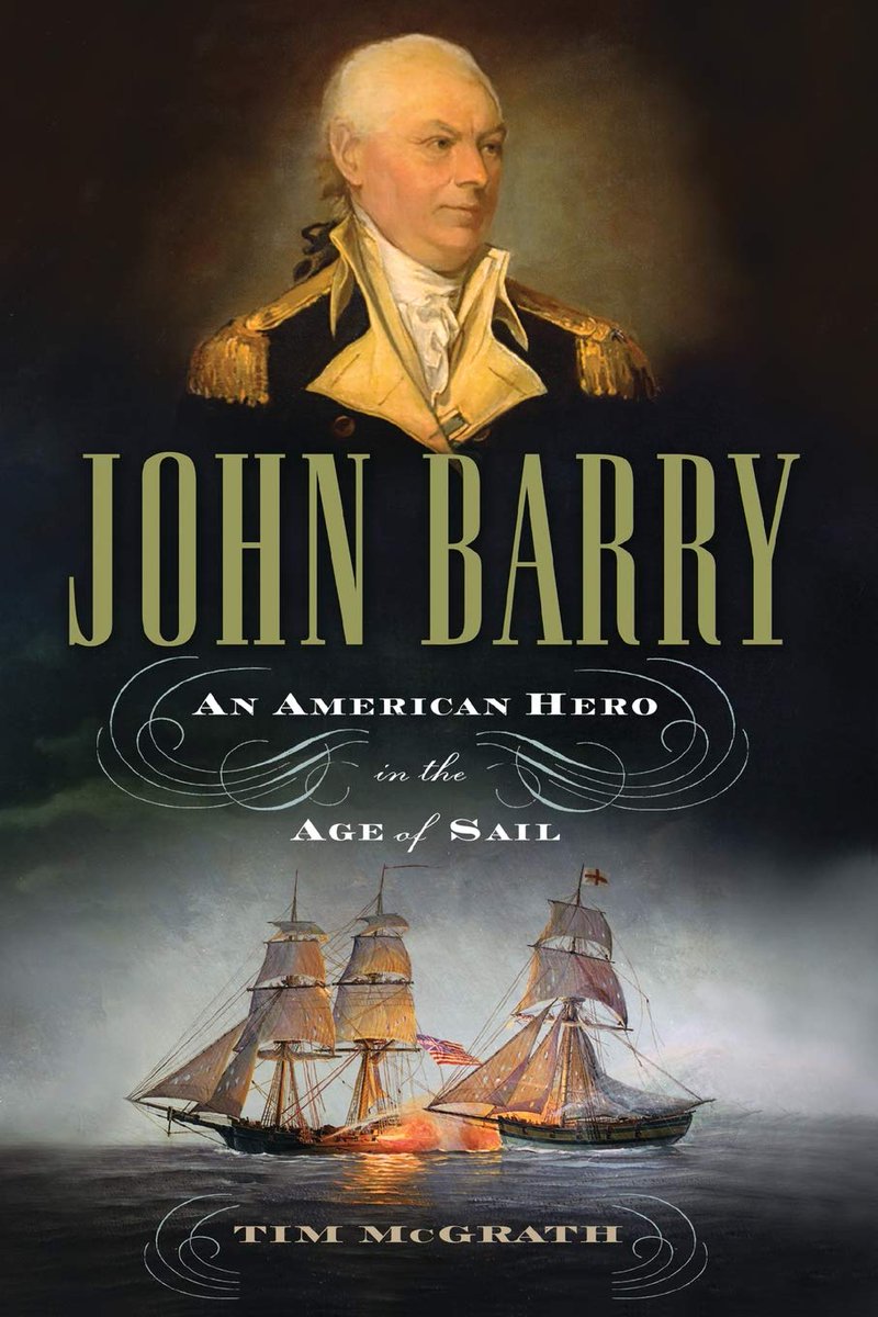 AmRevMuseum's tweet photo. The first commissioned officer of the U.S. Navy, Commodore John Barry died in Philadelphia #onthisday in 1803.

Read more about Barry's naval service in a #ReadtheRevolution excerpt from Tim McGrath’s book, John Barry: https://t.co/e5evjvneJF https://t.co/9U1cQH7Q2y