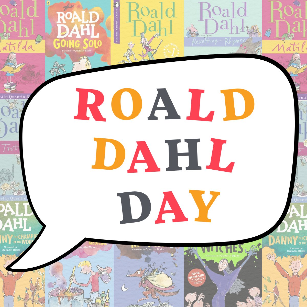 AccReader's tweet photo. 📚 Happy Roald Dahl Day!

Tell us your favourite Roald Dahl book in the comments, then discover more Roald Dahl titles and quiz information with AR Bookfinder.

👉 https://t.co/fw3PMZ30Fr https://t.co/cNzMnYnXRv