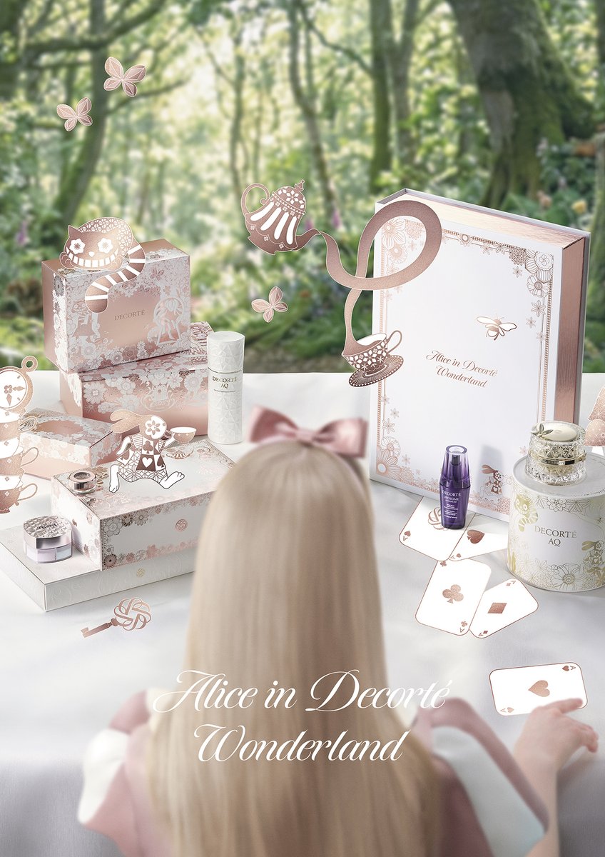 atcosmenet's tweet photo. 📢 「コスメデコルテ」2026ホリデーコフレ速報
今年のテーマは・・・
“Alice in DECORTÉ Wonderland”🐇🎩
大注目の限定3アイテムをピックアップ！⏱

入手必至のメイクアップコレクション、豪華なアドベンドカレンダーなど🦋
気になるものがあったらぜひコメントで教えてね💌 https://t.co/3f4hNOIhHv