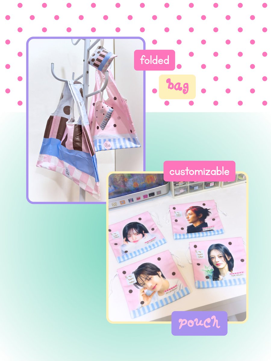 fairytaleehan's tweet photo. [ rt & 🩷 are appreciated ]

💭 interest check 

hi, all! it’s been a long time since I’ve said I prepare my work 😭 sOOoo, finally I’m going to open a pre order soon (this week 👀) 

if you’re interested, you can drop your @ below !! ^__^  all items are available for custom (except folded bag) 🌀💗