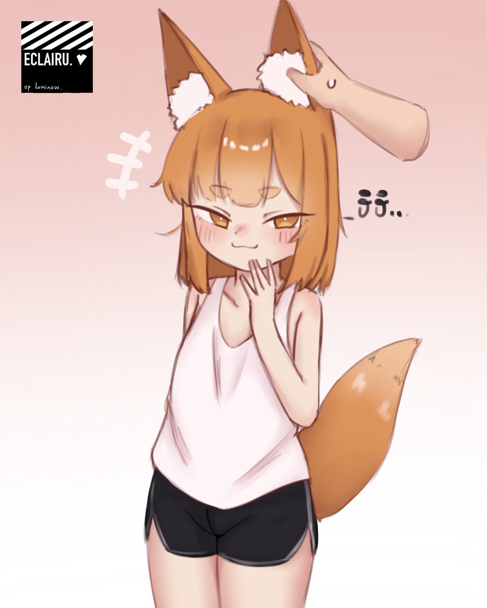 Eclairu_art's tweet photo. Fluffy ear https://t.co/C5n8f4PHBr
