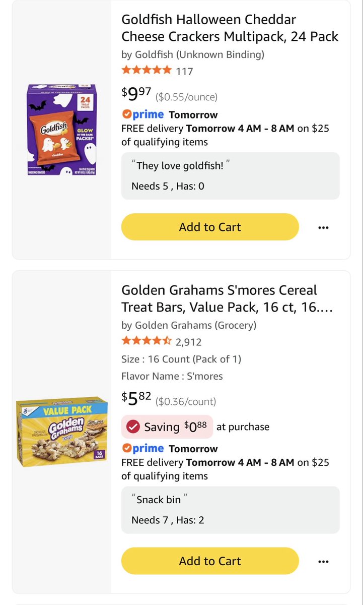 FitzhughSabrina's tweet photo. Yes we go through lots of snacks:) Thanks to all my wonderful donors! 

https://t.co/xezSmTRBke https://t.co/zwUbqVipwJ