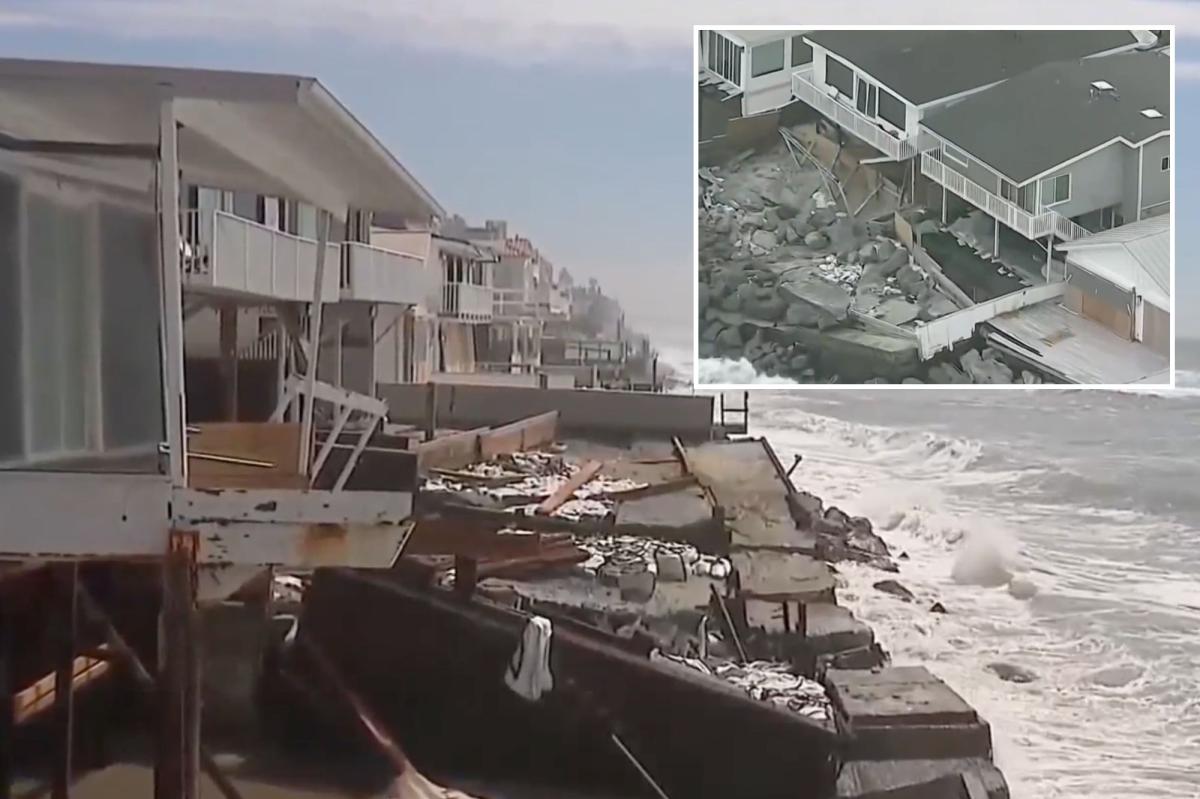 nypost's tweet photo. Dana Point in crisis as even more mansions red-tagged following Hurricane Marie https://t.co/QZSjRdNZiY https://t.co/nchBqrlXhd