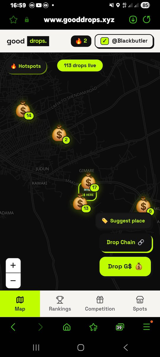 enthusiaweb3's tweet photo. Who said drops aren't available 

Over 100+ drops are live 🚀
Grab your gear and start claiming 🙌 
No drops in your area, you can request for it.

While others are claiming don't just sit and do nothing 
@gooddropss, @celo @gooddollarorg https://t.co/v7puOSlTmY