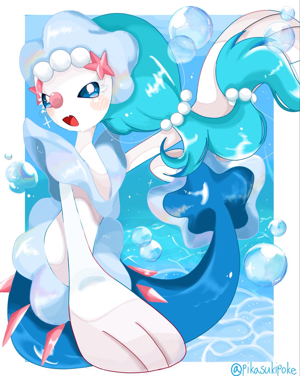 pikasukipoke's tweet photo. 海の歌姫/アシレーヌ🫧 https://t.co/b0fVcYVegN