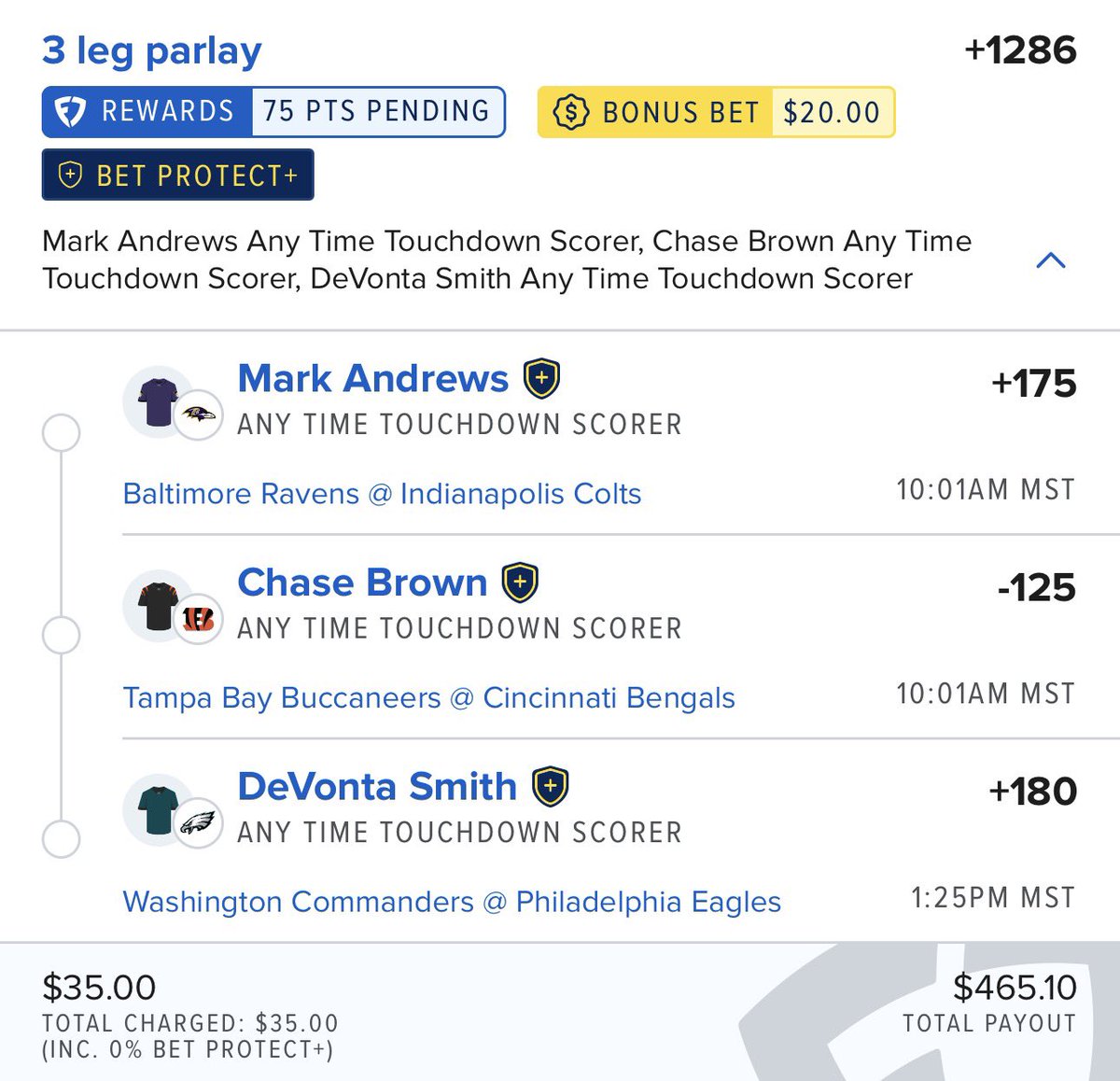 MarcoWBB's tweet photo. Hope this parlay reaches your TL in time…

We touching paydirt today chat 🤓 https://t.co/K4vZWJPugH