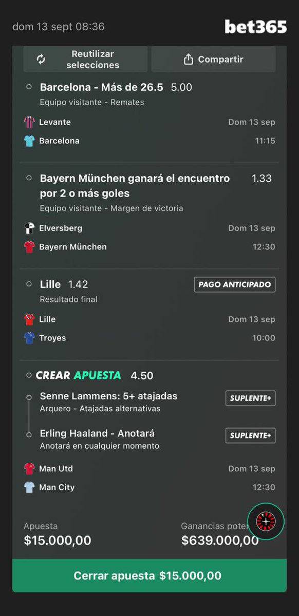 PipaBets_'s tweet photo. me gustó mucho la cuota de los remates del barcelona siempre promedia 25 remates por partido https://t.co/osBl8iILfw