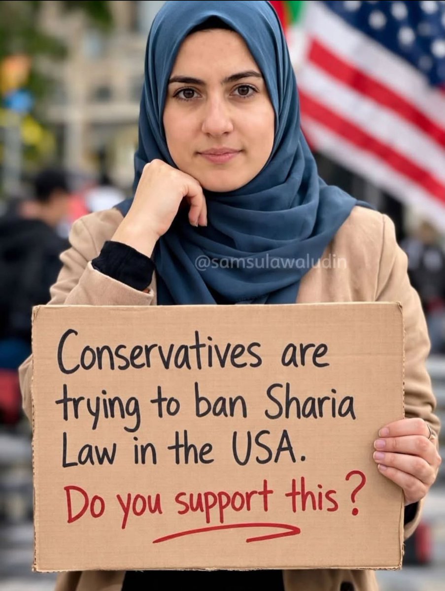 YisraelOfficial's tweet photo. ‼️

Are political islam &amp; sharia law incompatible with the U.S. Constitution? https://t.co/gluzBw20kO