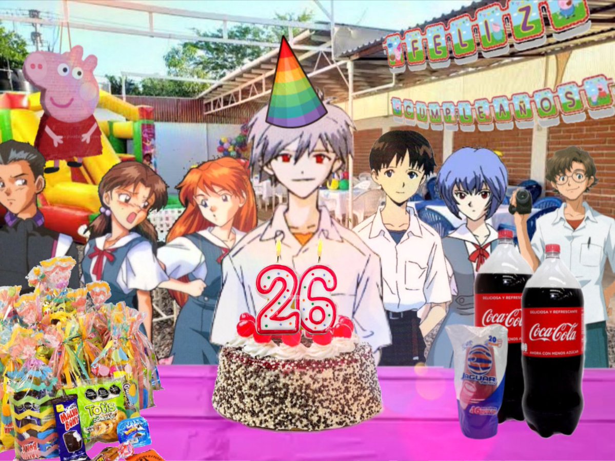 mexicankaworu's tweet photo. HAPPY BIRTHDAY TO THE BEST BOY,  OUR LITTLE ANGEL, THE BEAUTIFUL AND THE KINDEST SOUL OF ALL !! HAPPY BIRTHDAY KAWORU NAGISA 🎂 🥳 🎉 🎈 🎁 🎊 💜💜💜💜💜💜💜 https://t.co/OQH6JPQ6lU