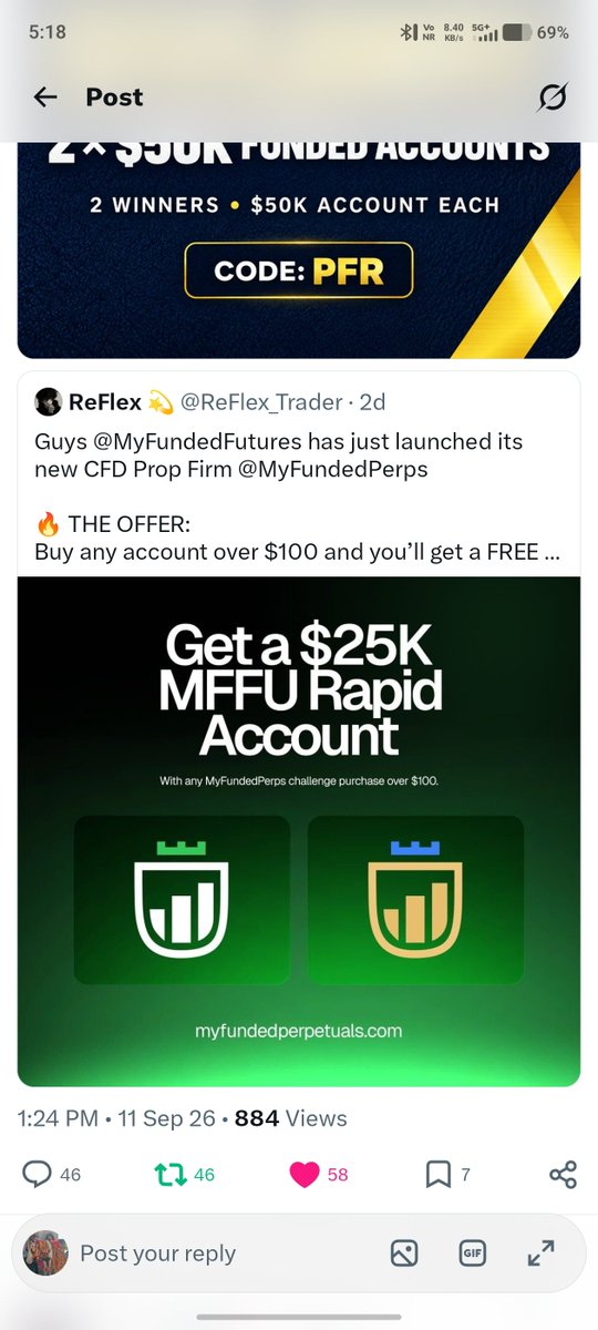 forextrade2ax's tweet photo. @ReFlex_Trader @AscensionFundin @TradewithKrishu @Crxtrader @PropFconnect @HTU_FX Grateful for the opportunity. https://t.co/iX3lf66TZJ
