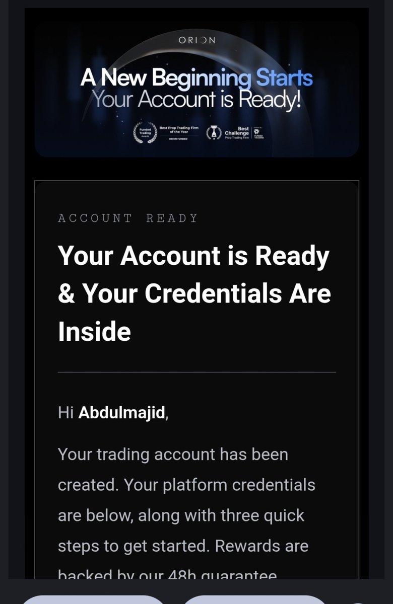 Majeed_Fxx's tweet photo. 🚨 NEW ACCOUNT ALERT! 🚨

Big thanks to @Orionfundedcom for sending over this account! 🔥📈

The journey starts NOW. 💪
Let’s see what we can achieve with this account. 👀
Appreciate the opportunity, @OrionFunded 🤝
Who’s ready to trade? 🚀 https://t.co/kkeL1uqYlU
