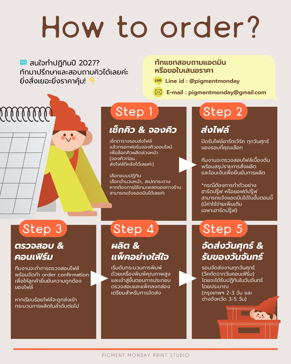 PigmentMonday's tweet photo. ปีนี้มีอะไรใหม่บ้าง?

✦ ปฏิทิน 9 แบบให้เลือก ที่เหมาะกับการใช้งานแบบต่างๆ 

✦ กระดาษ 3 ระดับ ตั้งแต่ Saver → Premium → Specialty เลือกได้ตามงบและความต้องการ

✦ สีฐานปฏิทินใหม่!! สีน้ำตาลและสีครีม

✦ มีเทมเพลตให้แต่ละแบบ หรือใช้อาร์ตเวิร์คจากทางลูกค้าทั้งหมดได้ค่ะ https://t.co/DlbaqgCnEN
