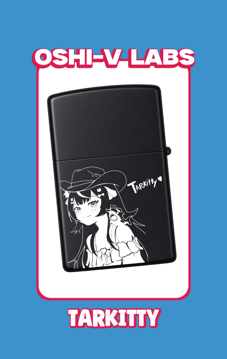 oshiVlabs's tweet photo. MEOWDY, cowboy- yeehaw! Your favorite Texan kittytuber @icecreamisdrug, with an energy-drink problem, now comes as a lighter.

Use code: TARKITTY for 25% off

#vtuber #envtuber https://t.co/eLH0ZrDpvT