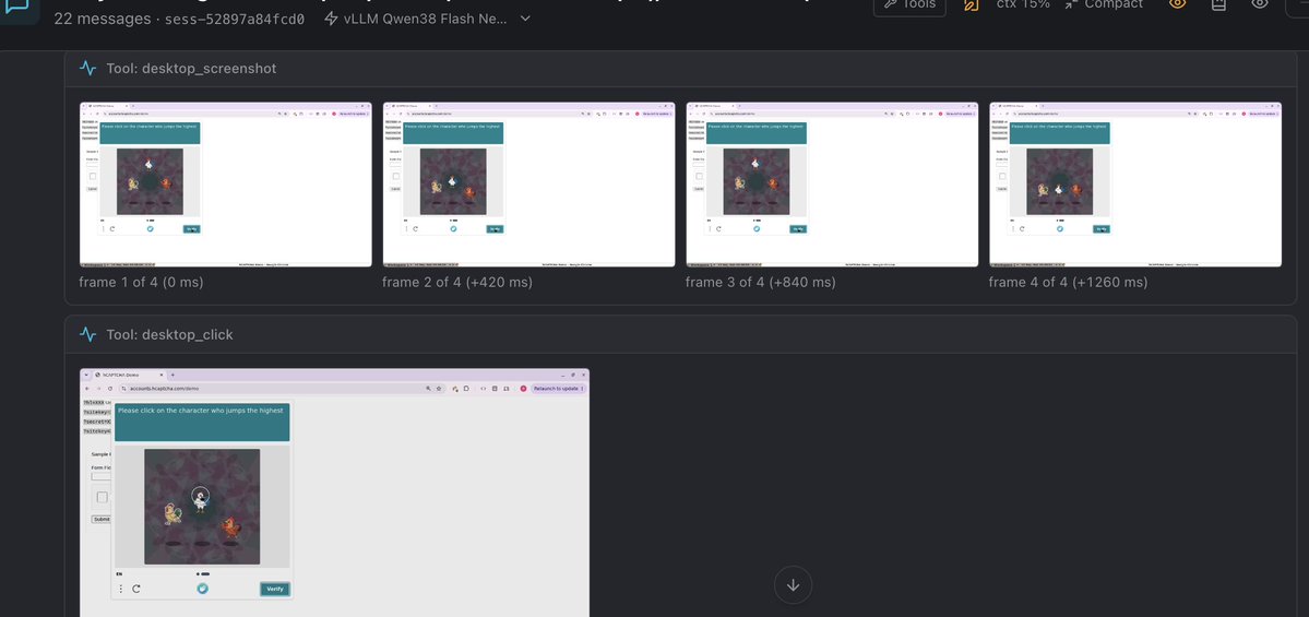 ricky00983's tweet photo. the latest computer-use harness let qwen3.8 next flash pass this animation challenge 100% of the time https://t.co/frm1IBvgq2