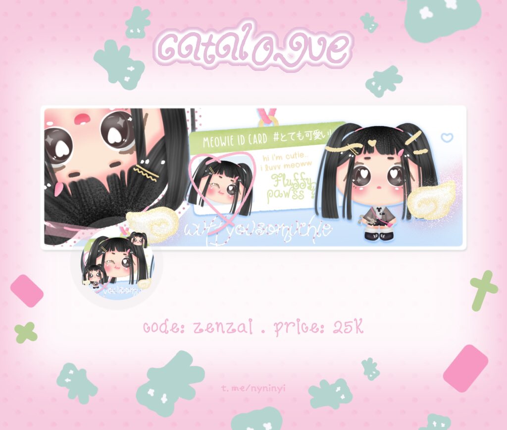 rhapsopurdy's tweet photo. 🎢🎡 help repost thankiiees 🥛🍪!

alo, aku punya 4 layout chibi ready stock yang bisa langsung kalian culik lewat DM atau tele https://t.co/5X7d3jB8Z9 🧁👧🏻 <33

💳 25.000
free retext, recolor!
avail resize wabis dan open by req jugaa #bealanja https://t.co/OOyUPspOX8