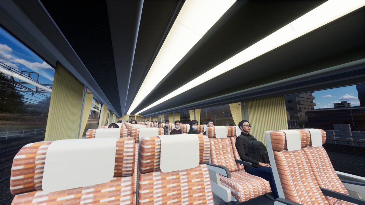 WVEXP's tweet photo. #走ル列車 #RUNNINGTRAIN
アプデが来たので少しやってみた
一人称視点で車窓をゆっくり見られるようになったり車内.駅放送が追加されたのは嬉しい.
乗客の追加も👍 https://t.co/2riH9DChbr