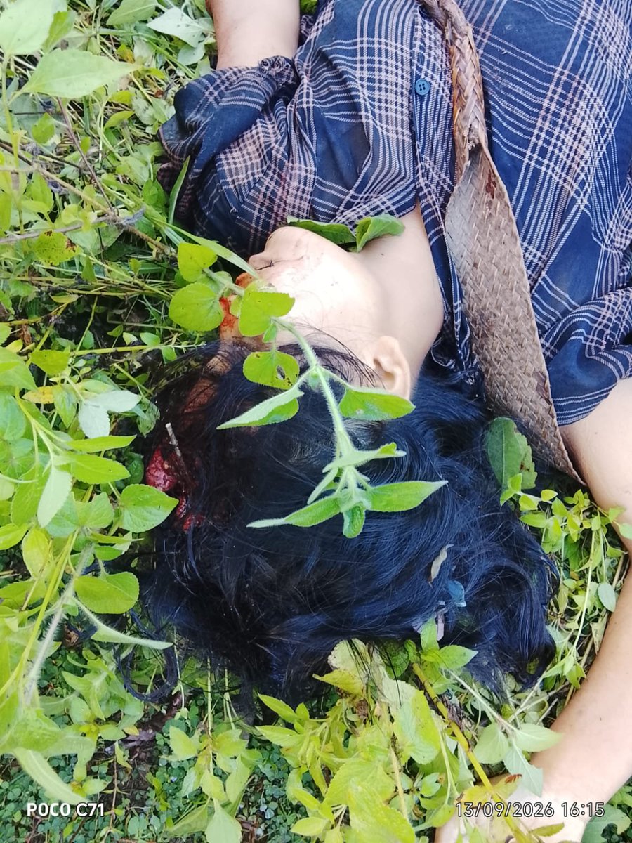 Nampi_Romeokuki's tweet photo. Around 4pm One more woman shot dead by brave Kacha-Naga christian terror group at Longpi (kuki) village under Noney district.
13 September 2026

#JusticeForKukiPeople 

@YKhemchandSingh @AmitShah @official_dgar https://t.co/2vcvPuwl2I