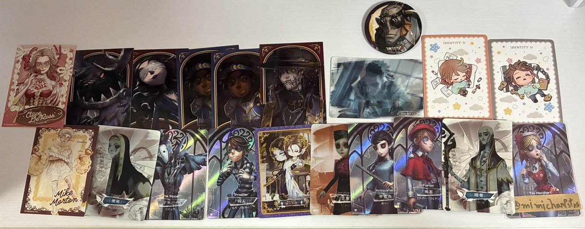 mimichanpstrs's tweet photo. 第五人格 第5人格 IdentityV    交換 買取

譲 画像の物全て

求 ｻﾊﾞ 玩具職人 患者 心理学者 
     ﾊﾝﾀｰ 芸者 白黒無常 血の女王 漁師 歯医者

☆異種交換〇どの組み合わせでも検討致します。
☆予約品〇
☆郵送のみ
☆買取は当方からは玩具職人のみ 御相手様からの買取は何でも〇
☆先送り〇 https://t.co/onN75xyfiE