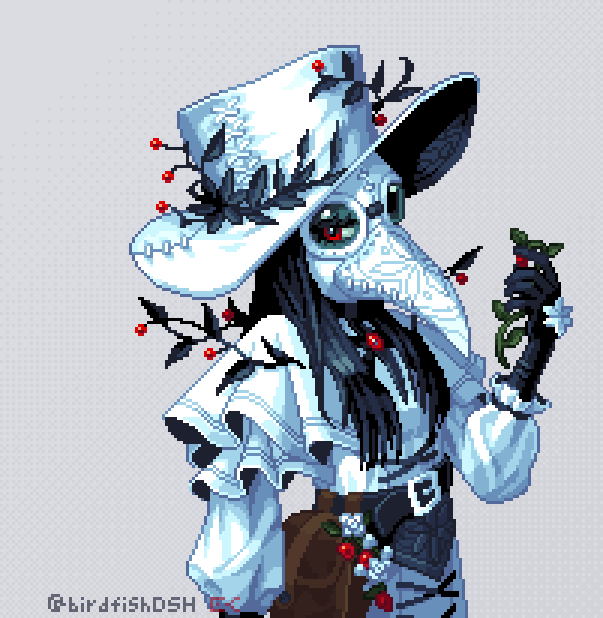 birdfishDSH's tweet photo. Dr.Serena 
(OC)

#pixelart https://t.co/8SIqWfdzkW