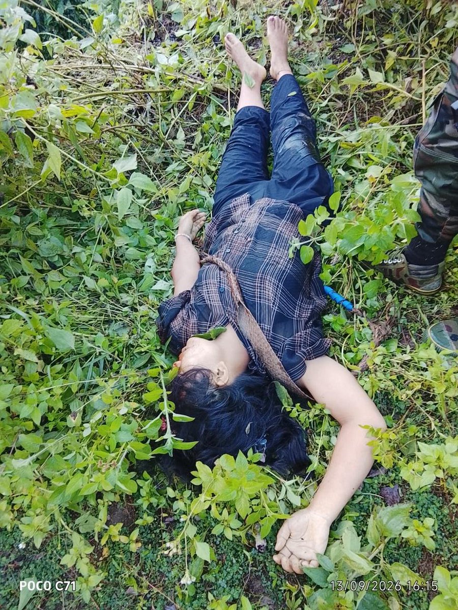 Nampi_Romeokuki's tweet photo. Around 4pm One more woman shot dead by brave Kacha-Naga christian terror group at Longpi (kuki) village under Noney district.
13 September 2026

#JusticeForKukiPeople 

@YKhemchandSingh @AmitShah @official_dgar https://t.co/2vcvPuwl2I