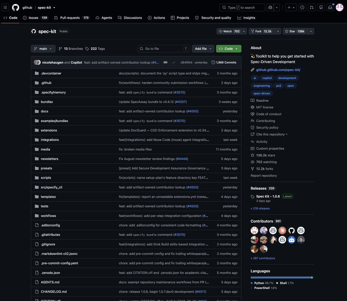 socialwithaayan's tweet photo. 10 GitHub Repos Builders Are Starring Right Now (and What They Do)

1) EvoMap (EvoX)
It remembers you across terminal, browser, and IDE, then turns wins into reusable Genes and Capsules.
https://t.co/6CGBajvk69

2) spec-kit — 136k+
GitHub’s toolkit for spec-driven development with coding agents.
https://t.co/XlG7ri27PF

3) ui-ux-pro-max-skill — 127k+
Agent skill that forces real design systems, not generic AI UI.
https://t.co/kwBb60nxot

4) awesome-mcp-servers — 94.9k+
The map of MCP servers worth plugging into your agent stack.
https://t.co/QFYeNpJwmZ

5) Cline — 67.9k+
Autonomous coding agent as SDK, IDE extension, or CLI.
https://t.co/wSbxxWUIQ2

6) mem0 — 65.2k+
Drop-in memory layer so agents remember across sessions.
https://t.co/iBhZH5OfOy

7) minimind — 60.9k+
Train a 64M LLM from scratch in about 2 hours.
https://t.co/uWd7dtNkml

8) archify — 60.2k+
Agent skill that turns a repo into verifiable architecture diagrams.
https://t.co/15HpAYtqMo

9) goose — 54.2k+
Block’s open source agent that goes past autocomplete.
https://t.co/Mv0fl1liAK

10) exo — 47.4k+
Run frontier models locally across the devices you already own.
https://t.co/ymDnmKeIZ7

Which one is already in your stack?