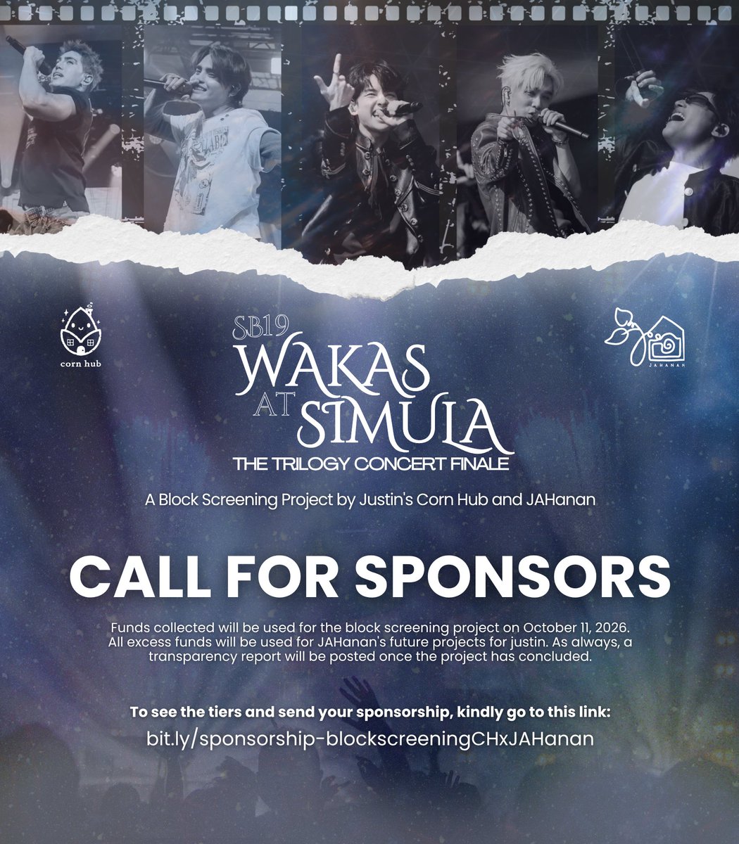 AngAmingJAHanan's tweet photo. We're super excited to have an immersive viewing experience while watching our Mahalima via SM MOA's ScreenX! 😭

Due to the increase of the ScreenX cinema rates specifically for WAKAS AT SIMULA: The Trilogy Concert Finale, we need your help to make Corn Hub & JAHanan's Block Screening Project a success. We're still receiving monetary sponsorship through the form below. 💚

🔗: https://t.co/39L2ev1dWV

As our way of saying thank you, we're also giving 1 of 3 ✨UNRELEASED EXCLUSIVE justin 𝓼𝓮𝓵𝓯𝓲𝓮 photocards✨ just for our dahon sponsors! 🍂 Sabihin niyo, "tenkyu por da blessings, @justincornhub!" 😁

@justintdedios #SB19_JUSTIN
@SB19Official #SB19
#SB19WakasAtSimula