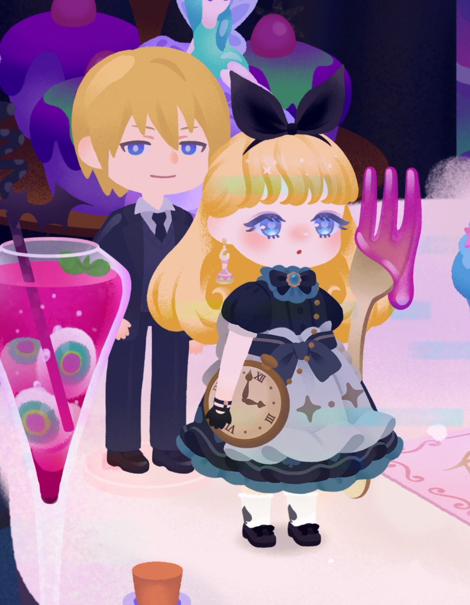 trkg_2727's tweet photo. 10日と11日のリヴリー
10日、アリスくんとアリスちゃん、兄妹っぽく見えてたらうれし〜
髪色おそろっちにしたくて3回ほどヘアは変えた、アリスはかわいい
11日、ちょっと地味でどうしたもんかと結構迷ったﾎﾑちゃん
ゼリーフェイスシール好きなんだけどうまく肌と馴染ませないと浮いちゃうから悩み https://t.co/0n2R7m9kLG