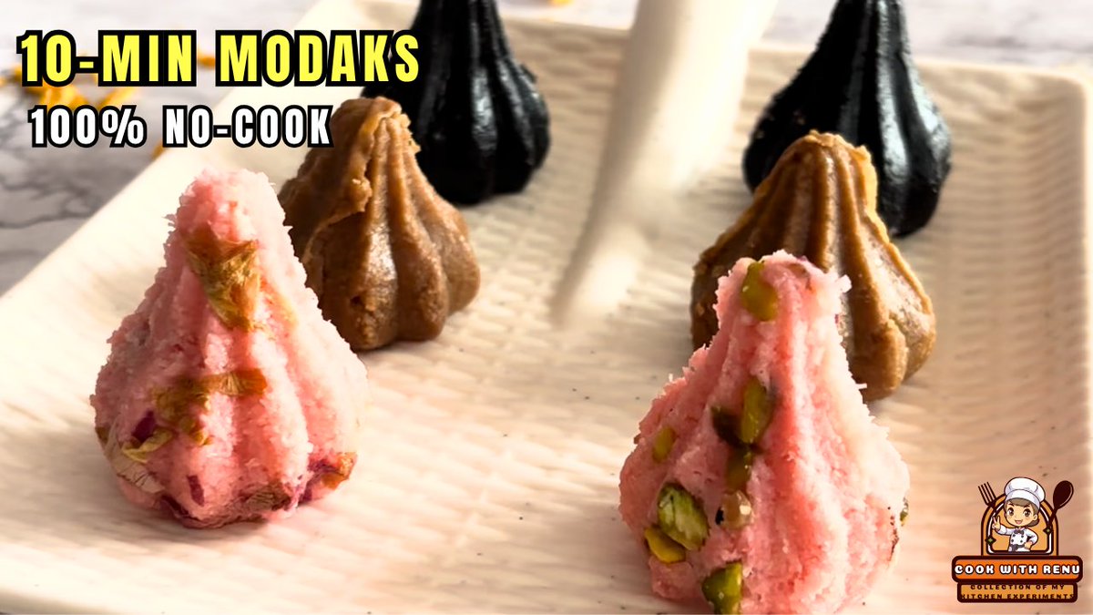 CookWithRenu's tweet photo. 3 Delicious No-Cook Modak Recipes Ready in 10 Minutes

https://t.co/lR6VHNheGb

#cookwithrenu #instantmodak #10minmodak #nocookmodak #rosemodak #Oreomodak #biscoffmodak https://t.co/U86IiPFko1