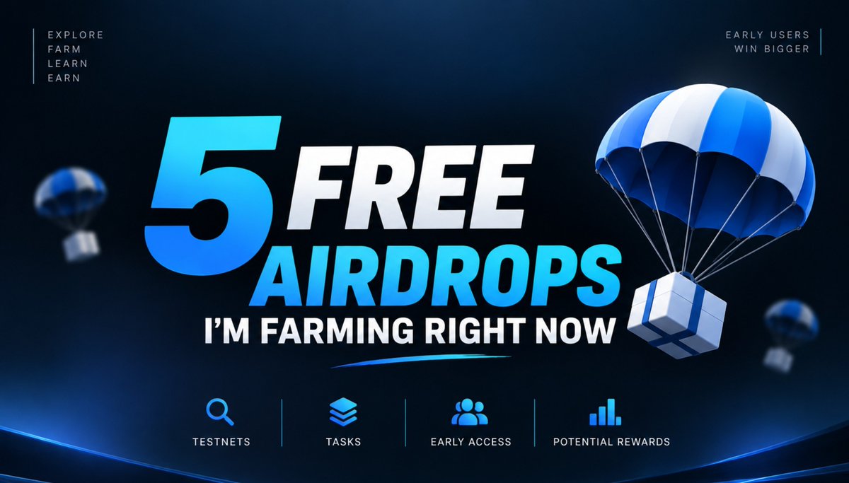 Airdropinsider_'s tweet photo. 💰 5 FREE AIRDROPS I’M FARMING RIGHT NOW

If you’re looking for zero-cost opportunities, these 5 are on my radar.

No paid mints.
No capital required.
Just time + consistency. 👇

1️⃣ Agentum

💰 $7M funded
🏦 MEXC Ventures, BingX, Wave Digital Assets
💸 FREE

👉 https://t.co/86THrLnBko

2️⃣ Rialo

💰 $20M funded
⏱️ ~2 mins
💸 FREE

👉 https://t.co/NnQvJnyXF2

3️⃣ VOICE

🪂 Airdrop confirmed
⏱️ ~10 mins

👉 https://t.co/yoBL7Cn7QW

4️⃣ PRDCTR

💸 FREE farming

👉 https://t.co/ALhqVdG8v1

5️⃣ Gyndore

🪂 Airdrop confirmed
💸 FREE

👉 https://t.co/CTqGx9nv4Q

I’m not expecting all 5 to be huge.

But if an opportunity is free and takes only a few minutes, I’d rather get in early than discover it after the snapshot.

Which one is your 1 priority? 👀