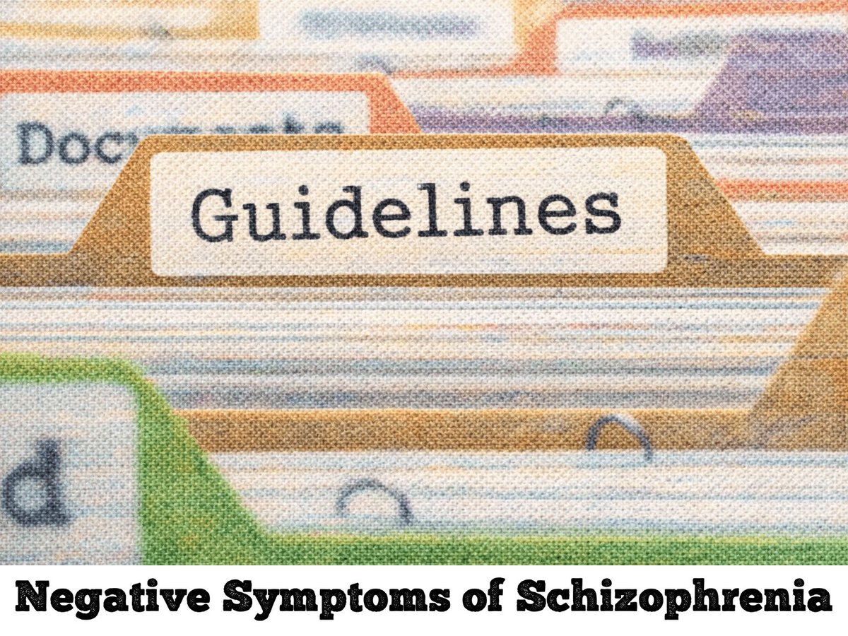 chrisaikenmd's tweet photo. New guidelines for negative symptoms in #schizophrenia recommend:
▪ Antidepressants
▪ Modafinils
▪ TMS

And check if depression or antipsychotic side effects are the cause.

But there are other ways to personalize the treatment. Learn more:
https://t.co/8A7uNmTwDJ https://t.co/EK9tvyWkzU