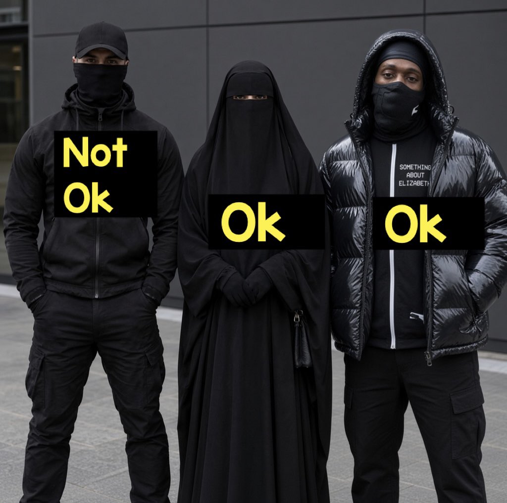 NotFarLeftAtAll's tweet photo. Why are two okay .. but one is not ??? https://t.co/W2pq5EYDOc