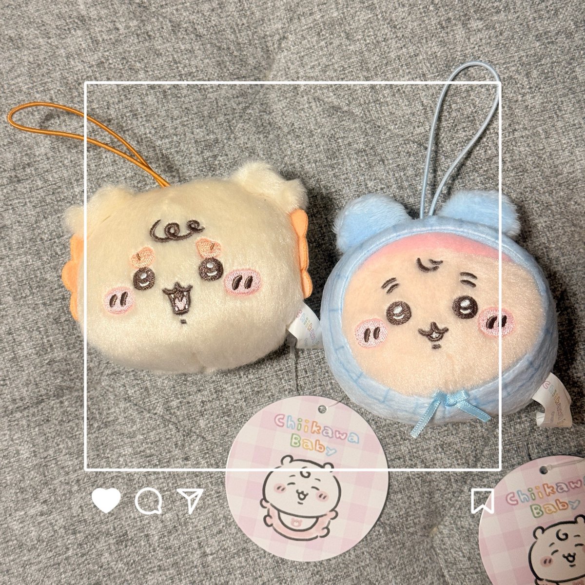 Milk1chigo's tweet photo. ちいかわのハロウィン がまぐちは
高すぎたけど、、、

りんりんおかおマスコットは
今日はシーサーちゃん 400円で🥺💕

カニちゃん可愛くて家で飾る用GET✨
（こっちは1300円🙂‍↕️）

ちいかわハマったら平日も土日もグッズとかガチャとかゲーセン巡りで忙しいけど
手に入ったら楽しい😊❣️ https://t.co/qCURJDBvtN