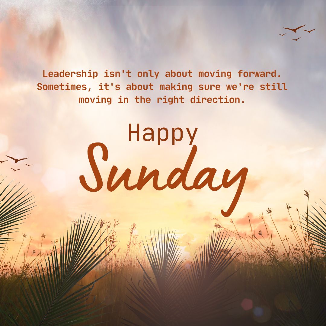 scottmckain's tweet photo. Sunday gives us a chance to step away from the noise.

The goals will still be there tomorrow.The challenges will still need our attention.
But today, perhaps we can give ourselves permission to slow down long enough to remember what matters beyond the next deadline or decision.

Leadership isn't only about moving forward.
Sometimes, it's about making sure we're still moving in the right direction.

Wishing you a peaceful and restorative Sunday.

Happy Sunday everyone.

#SundayReflection
