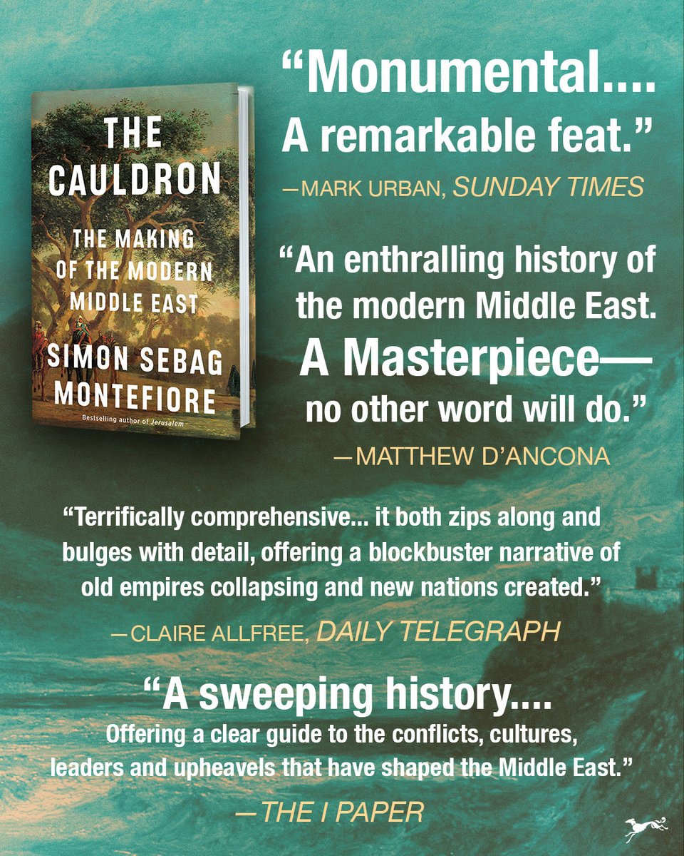 simonmontefiore's tweet photo. The Cauldron is coming to USA &amp; Canada.  
It is out in hardback audio &amp; kindle 29 September. 
Just a little later than in UK. 
Do preorder.  Do enjoy.  Do discuss.  I m coming to launch in NYC. 
@wnbooks @AAKnopf https://t.co/YmVqTSMdKD