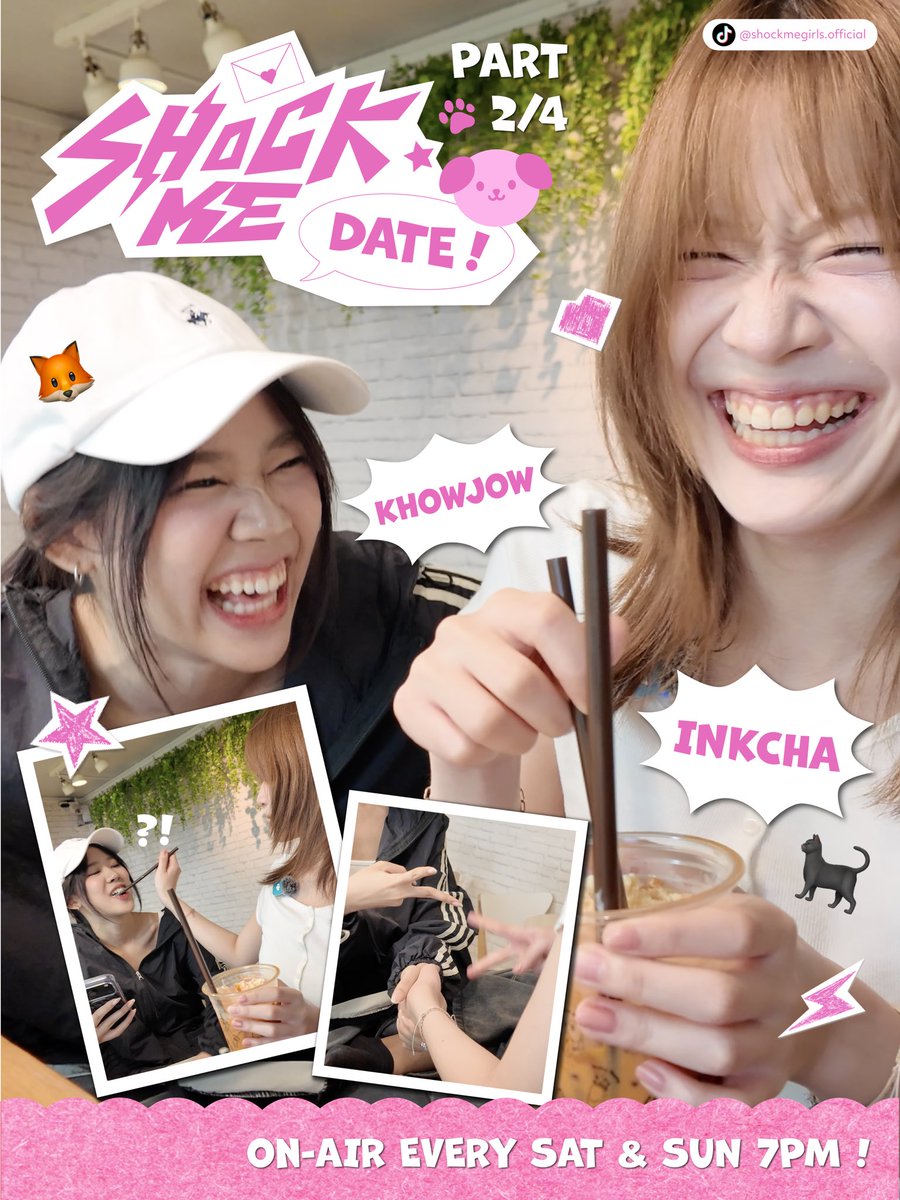 shockmegirls's tweet photo. (🐶☕️) Shock Me Date! | #KhowjowBNK48 &amp; #InkchaBNK48 (2/4)

📍https://t.co/3g0zTeA8ik

วุ่นวายระดับ pro max 💨 หลังจากที่ตบตีกันมาเป็นที่เรียบร้อยในพาร์ท 1 พาร์ท 2 ก็ต้องมาลุ้นอีกว่าจะมีมวยเกิดขึ้นไหม🫸🏼🥺🫷🏼

#ShockMeGirlsTH #รักช็อตใจยัยช็อตฟีล #BNK48 https://t.co/laegwy1ApV